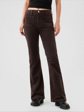 GAP Women's Brown Flared Jeans